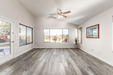 Situated on the wide 2nd fairway, this beautifully upgraded 3 on The Golf Club At Johnson Ranch in Arizona - for sale on GolfHomes.com, golf home, golf lot