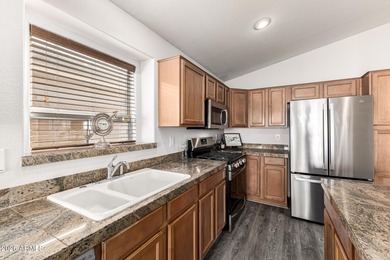 Situated on the wide 2nd fairway, this beautifully upgraded 3 on The Golf Club At Johnson Ranch in Arizona - for sale on GolfHomes.com, golf home, golf lot