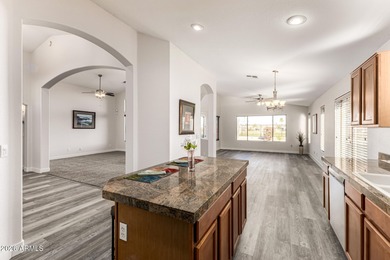 Situated on the wide 2nd fairway, this beautifully upgraded 3 on The Golf Club At Johnson Ranch in Arizona - for sale on GolfHomes.com, golf home, golf lot