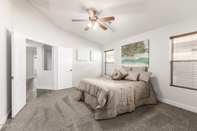 Situated on the wide 2nd fairway, this beautifully upgraded 3 on The Golf Club At Johnson Ranch in Arizona - for sale on GolfHomes.com, golf home, golf lot