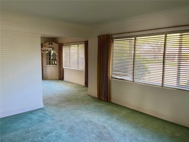 The property flooded twice last year and is being sold as its on Pasadena Yacht and Country Club in Florida - for sale on GolfHomes.com, golf home, golf lot