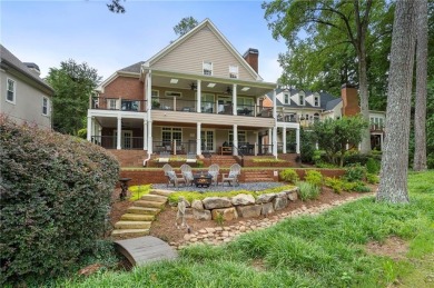 Perfectly situated on the 18th Fairway with Shimmering LAKE on Country Club of Roswell in Georgia - for sale on GolfHomes.com, golf home, golf lot
