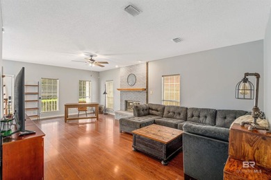 2,444 square feet with a fortified roof (2022) and new HVAC at on Lake Forest Yacht and Country Club in Alabama - for sale on GolfHomes.com, golf home, golf lot