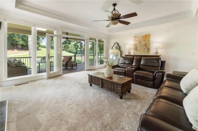 Perfectly situated on the 18th Fairway with Shimmering LAKE on Country Club of Roswell in Georgia - for sale on GolfHomes.com, golf home, golf lot