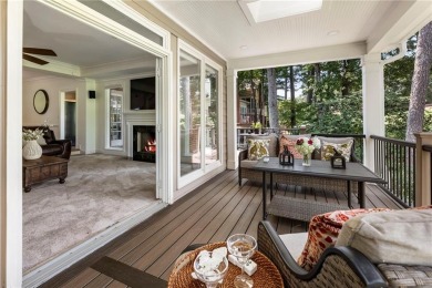 Perfectly situated on the 18th Fairway with Shimmering LAKE on Country Club of Roswell in Georgia - for sale on GolfHomes.com, golf home, golf lot