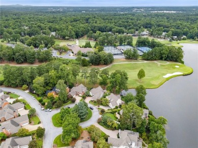 Perfectly situated on the 18th Fairway with Shimmering LAKE on Country Club of Roswell in Georgia - for sale on GolfHomes.com, golf home, golf lot