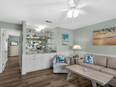 Gorgeous unobstructed views of the gulf and community amenities on Seascape Golf Course in Florida - for sale on GolfHomes.com, golf home, golf lot