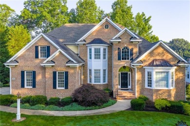 Set on a private golf course view lot, this timeless brick on Fords Colony Country Club in Virginia - for sale on GolfHomes.com, golf home, golf lot