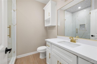 This beautiful 4-bedroom, 2.5-bath home offers a stunning lake on Los Lagos Golf Club in Texas - for sale on GolfHomes.com, golf home, golf lot