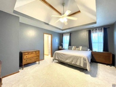 Incredible home nestled in the lake Ridge Subdivision and golf on Lake Perry Country Club in Kansas - for sale on GolfHomes.com, golf home, golf lot