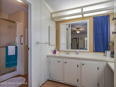 Clean! Freshly updated w/ paint, LVP floors, New Appliances, New on Barefoot Bay Golf Course in Florida - for sale on GolfHomes.com, golf home, golf lot