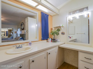 Clean! Freshly updated w/ paint, LVP floors, New Appliances, New on Barefoot Bay Golf Course in Florida - for sale on GolfHomes.com, golf home, golf lot