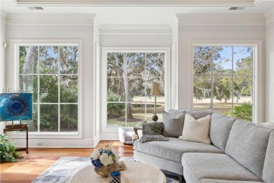 This immaculate home boasts 5,800 sq ft of living space on Colleton River Plantation Club in South Carolina - for sale on GolfHomes.com, golf home, golf lot