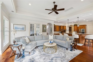 This immaculate home boasts 5,800 sq ft of living space on Colleton River Plantation Club in South Carolina - for sale on GolfHomes.com, golf home, golf lot