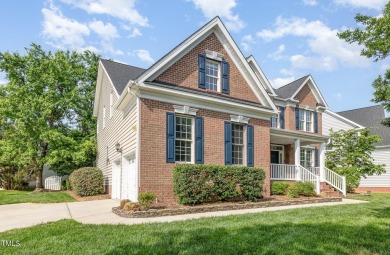 Beautiful two-story brick home in the desirable Brier Creek on Brier Creek Country Club in North Carolina - for sale on GolfHomes.com, golf home, golf lot