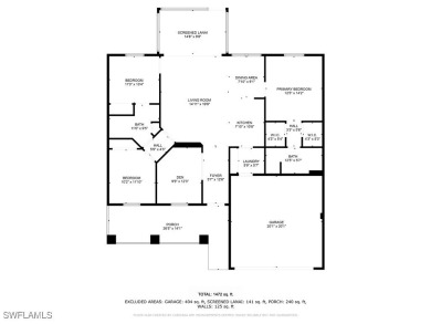 Beautiful 3-Bedroom + Den Home in Quiet NW Cape Coral - Next to on Burnt Store Golf Club in Florida - for sale on GolfHomes.com, golf home, golf lot