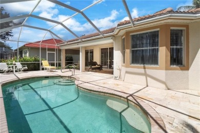 You cannot beat the location of this pool home overlooking the on Spanish Wells Golf and Country Club in Florida - for sale on GolfHomes.com, golf home, golf lot