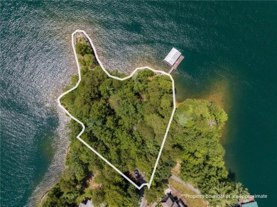 Positioned on one of Lake Keowee's most coveted point lots, this on The Cliffs At Keowee Vineyards Golf Club in South Carolina - for sale on GolfHomes.com, golf home, golf lot