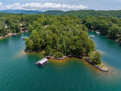 Positioned on one of Lake Keowee's most coveted point lots, this on The Cliffs At Keowee Vineyards Golf Club in South Carolina - for sale on GolfHomes.com, golf home, golf lot