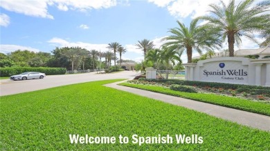 You cannot beat the location of this pool home overlooking the on Spanish Wells Golf and Country Club in Florida - for sale on GolfHomes.com, golf home, golf lot