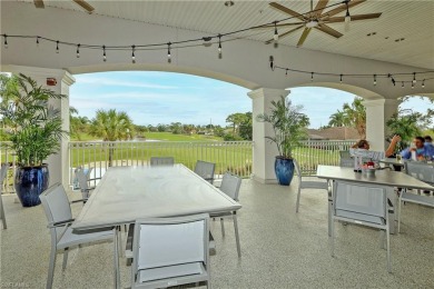 You cannot beat the location of this pool home overlooking the on Spanish Wells Golf and Country Club in Florida - for sale on GolfHomes.com, golf home, golf lot