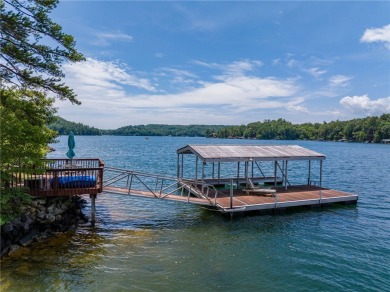 Positioned on one of Lake Keowee's most coveted point lots, this on The Cliffs At Keowee Vineyards Golf Club in South Carolina - for sale on GolfHomes.com, golf home, golf lot