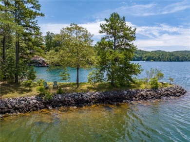 Positioned on one of Lake Keowee's most coveted point lots, this on The Cliffs At Keowee Vineyards Golf Club in South Carolina - for sale on GolfHomes.com, golf home, golf lot
