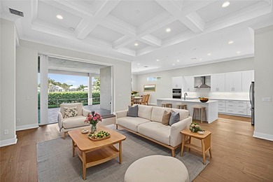 A 2022 Bermuda-inspired gem with sophisticated open living & on Oak Harbor Country Club in Florida - for sale on GolfHomes.com, golf home, golf lot