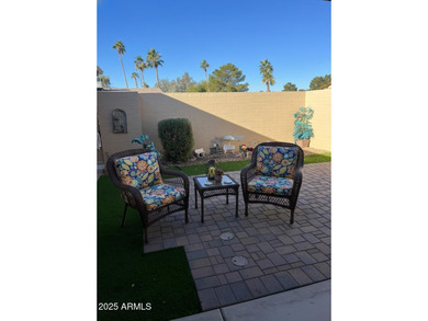 Welcome to this bright and charming end-unit garden condo in Sun on Pebblebrook Golf Course in Arizona - for sale on GolfHomes.com, golf home, golf lot