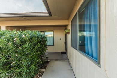 Welcome to this bright and charming end-unit garden condo in Sun on Pebblebrook Golf Course in Arizona - for sale on GolfHomes.com, golf home, golf lot