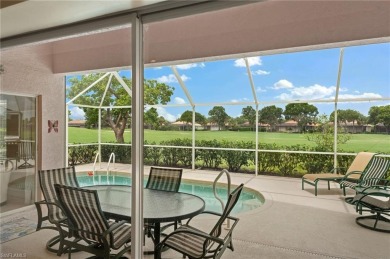 Charming Golf Course Frontage Home with Heated Pool in Exclusive on Lely Resort Golf and Country Club in Florida - for sale on GolfHomes.com, golf home, golf lot