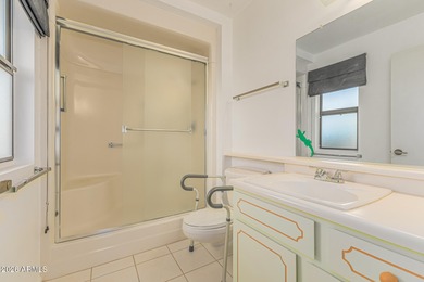 Welcome to this bright and charming end-unit garden condo in Sun on Pebblebrook Golf Course in Arizona - for sale on GolfHomes.com, golf home, golf lot