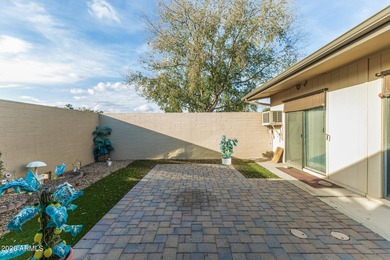 Welcome to this bright and charming end-unit garden condo in Sun on Pebblebrook Golf Course in Arizona - for sale on GolfHomes.com, golf home, golf lot