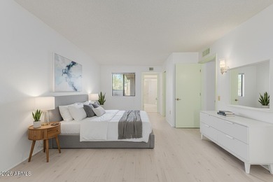 Welcome to this bright and charming end-unit garden condo in Sun on Pebblebrook Golf Course in Arizona - for sale on GolfHomes.com, golf home, golf lot