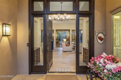 Exceptional residence in the gated enclave of Trovas at McDowell on Sanctuary Golf Course At WestWorld in Arizona - for sale on GolfHomes.com, golf home, golf lot