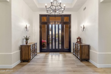 Exceptional residence in the gated enclave of Trovas at McDowell on Sanctuary Golf Course At WestWorld in Arizona - for sale on GolfHomes.com, golf home, golf lot