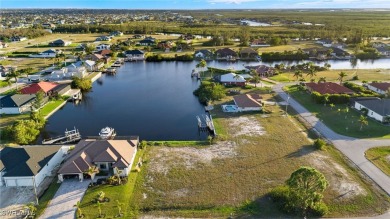 Newer Seawall! PRIME DIRECT GULF ACCESS southern view down Jake on Burnt Store Golf Club in Florida - for sale on GolfHomes.com, golf home, golf lot
