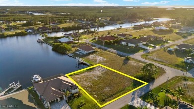 Newer Seawall! PRIME DIRECT GULF ACCESS southern view down Jake on Burnt Store Golf Club in Florida - for sale on GolfHomes.com, golf home, golf lot
