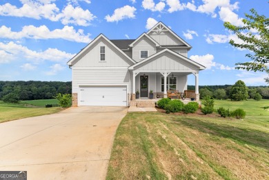 Welcome to this stunning 5-bedroom, 3.5-bathroom Craftsman-style on Chimney Oaks Golf Club in Georgia - for sale on GolfHomes.com, golf home, golf lot