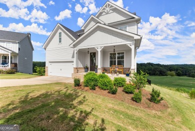 Welcome to this stunning 5-bedroom, 3.5-bathroom Craftsman-style on Chimney Oaks Golf Club in Georgia - for sale on GolfHomes.com, golf home, golf lot