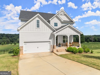 Welcome to this stunning 5-bedroom, 3.5-bathroom Craftsman-style on Chimney Oaks Golf Club in Georgia - for sale on GolfHomes.com, golf home, golf lot