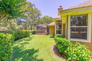 Nestled on the 3rd tee box, this beautifully designed 3-bedroom on Shalimar Pointe Golf and Country Club in Florida - for sale on GolfHomes.com, golf home, golf lot