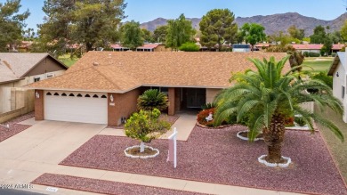 Downsize with a view! This 2 bedroom home offers a popular floor on Ahwatukee Country Club in Arizona - for sale on GolfHomes.com, golf home, golf lot