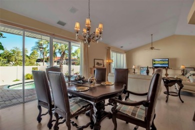 Welcome to Palm Court, a sought-after Mediterranean-style on IMG Academies Golf and Country Club in Florida - for sale on GolfHomes.com, golf home, golf lot