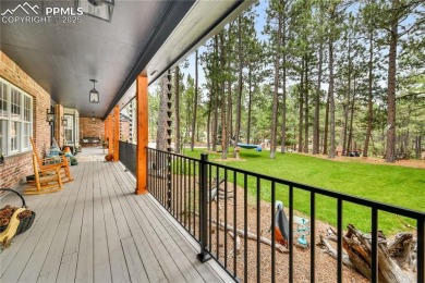 Prepare to be truly impressed--this extraordinary two-story home on Woodmoor Pines Country Club in Colorado - for sale on GolfHomes.com, golf home, golf lot