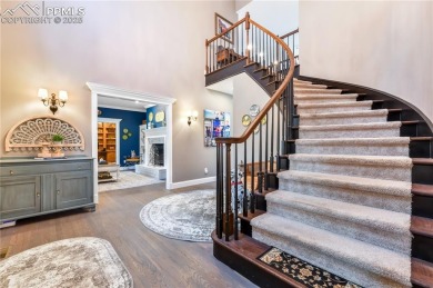 Prepare to be truly impressed--this extraordinary two-story home on Woodmoor Pines Country Club in Colorado - for sale on GolfHomes.com, golf home, golf lot