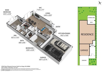 Experience the desirable lifestyle of Sun City Aliante, a on Aliante Golf Club in Nevada - for sale on GolfHomes.com, golf home, golf lot