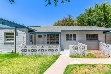 Seize the chance to own this Updated 2-bedroom townhome in on Encanto 18 Golf Course in Arizona - for sale on GolfHomes.com, golf home, golf lot