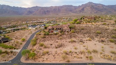 Located in the prestigious Petroglyph Estates in Superstition on Superstition Mountain Club - Lost Gold in Arizona - for sale on GolfHomes.com, golf home, golf lot
