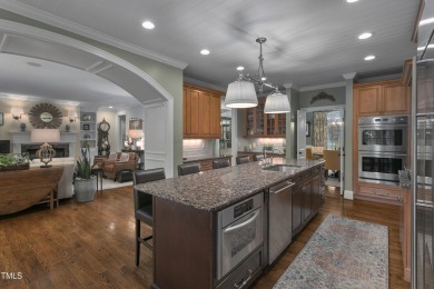 This picturesque Southern Living home has breathtaking panoramic on Heritage Golf Club in North Carolina - for sale on GolfHomes.com, golf home, golf lot
